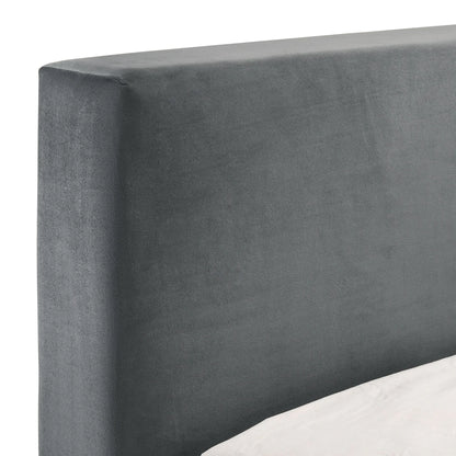 Brookhaven - Full Upholstered Bed - Gray