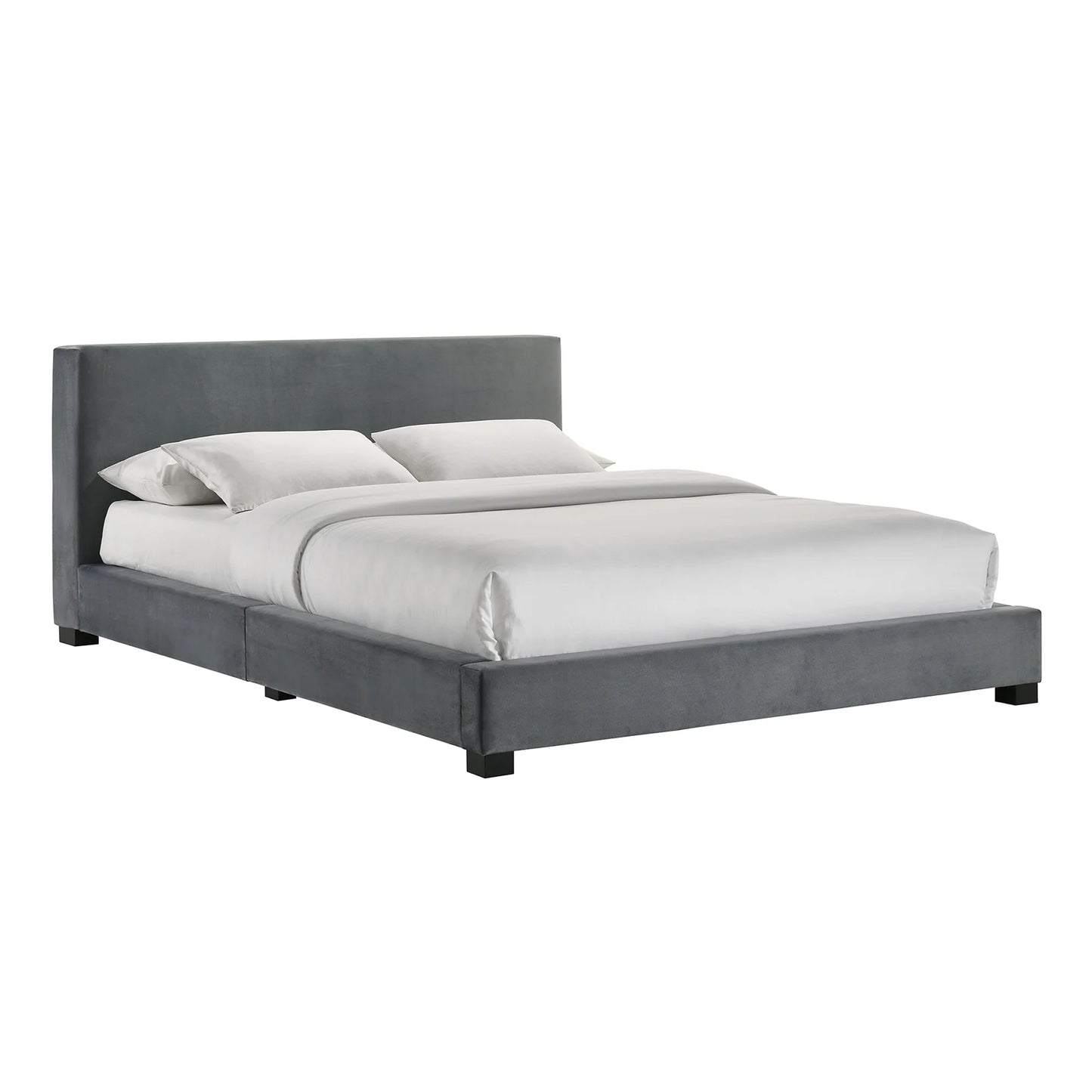 Brookhaven - Full Upholstered Bed - Gray