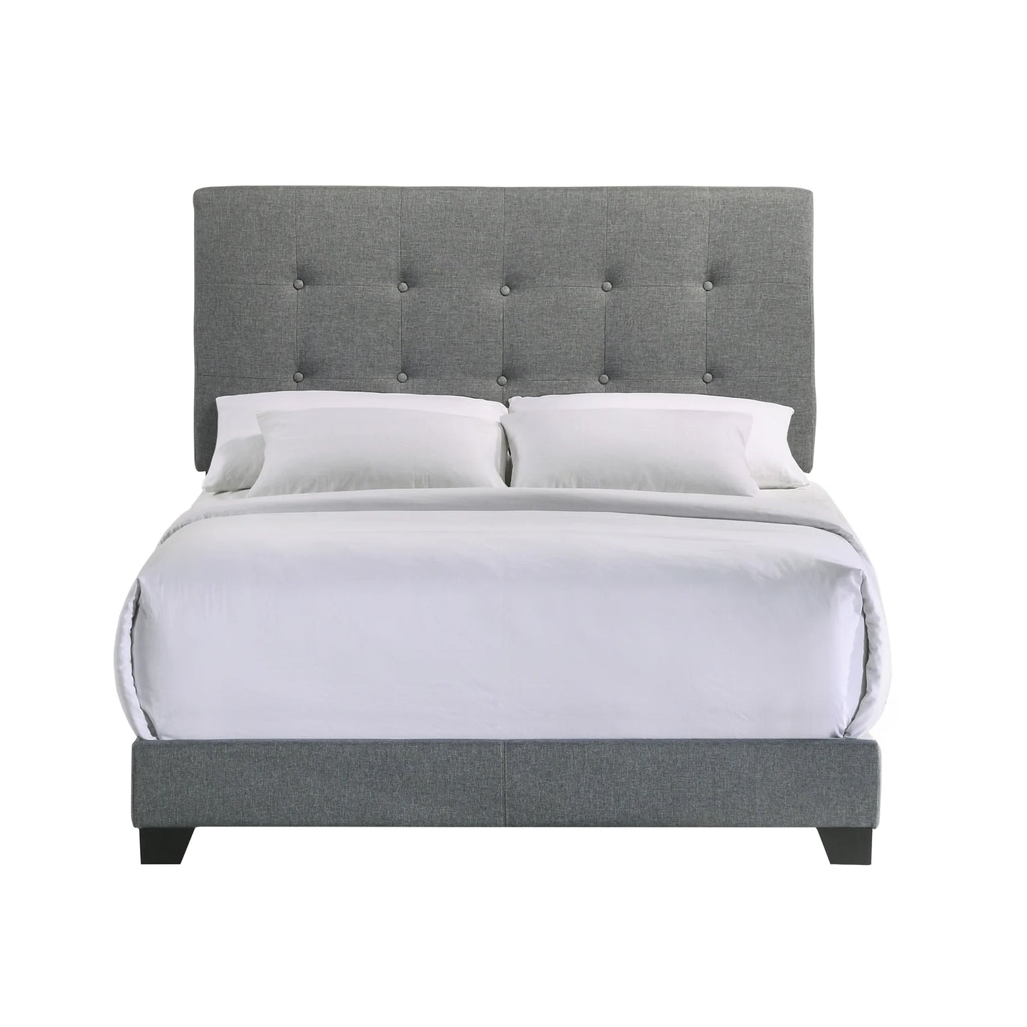 Addyson - Upholstered Full Bed - Gunmetal