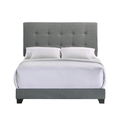 Addyson - Upholstered Full Bed - Gunmetal