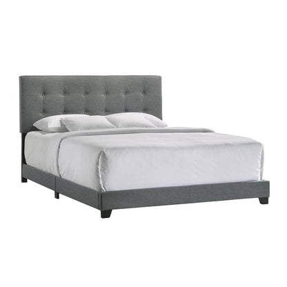 Addyson - Upholstered King Bed - Gunmetal