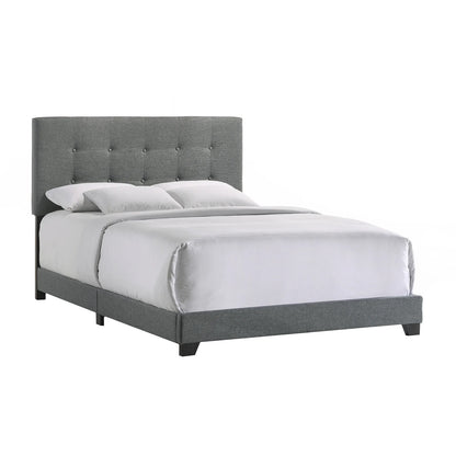 Addyson - Upholstered Queen Bed - Gunmetal