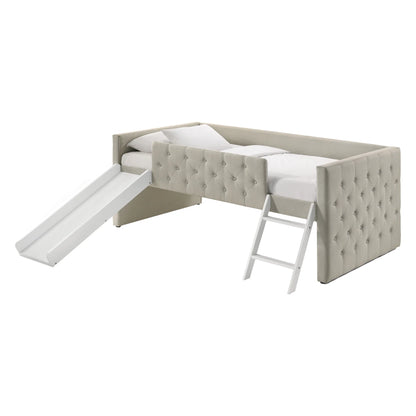 Addyson - Twin Loft Bed - Fog