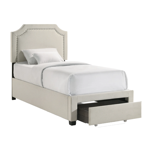 Tropic - Twin Storage Bed - Beige