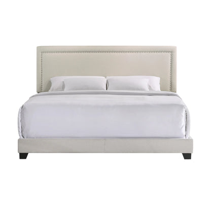 Zion - Upholstered King Bed - Fog