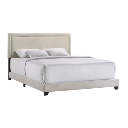 Zion - Upholstered King Bed - Fog