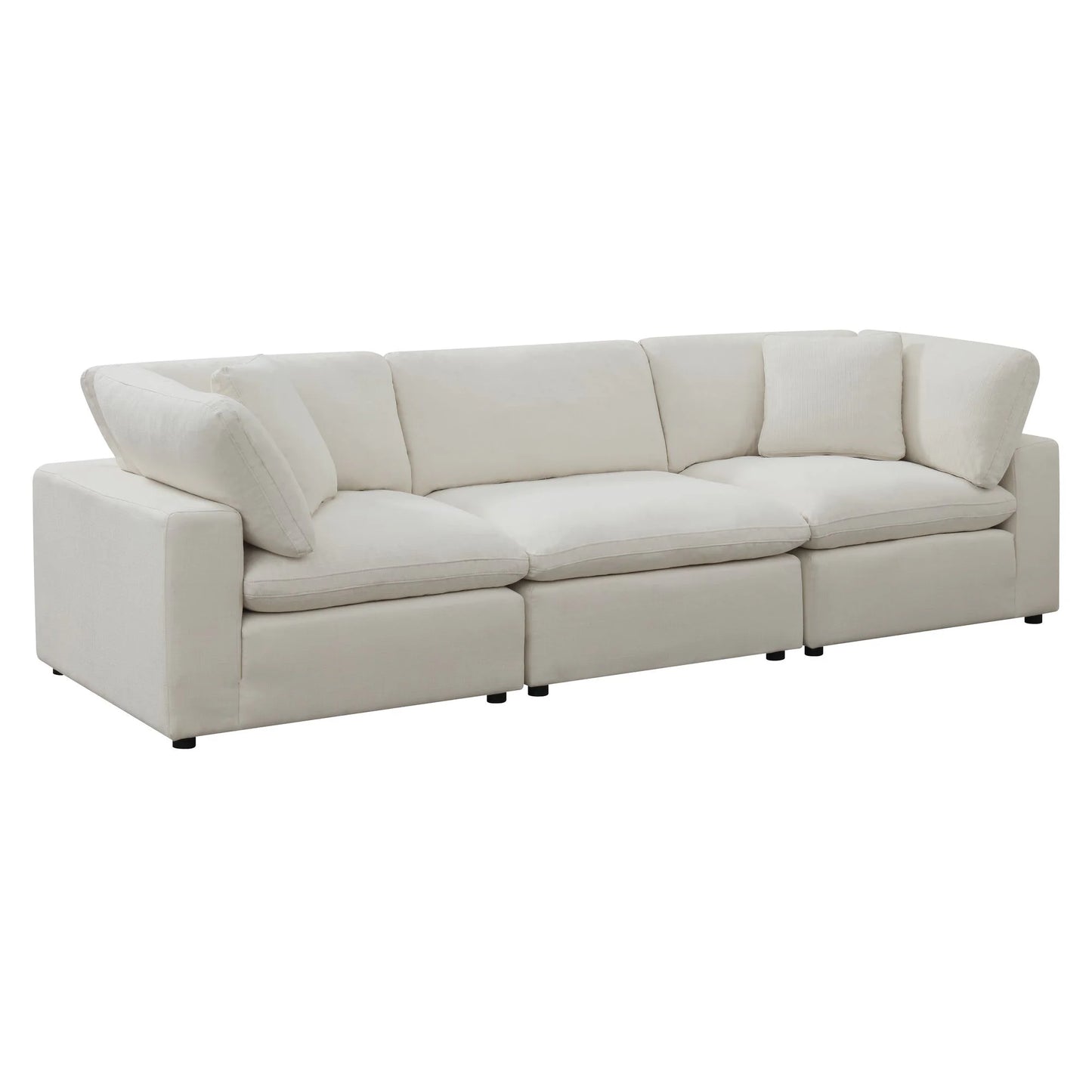 Cloud 9 - 3 Piece Sectional Sofa - Beige