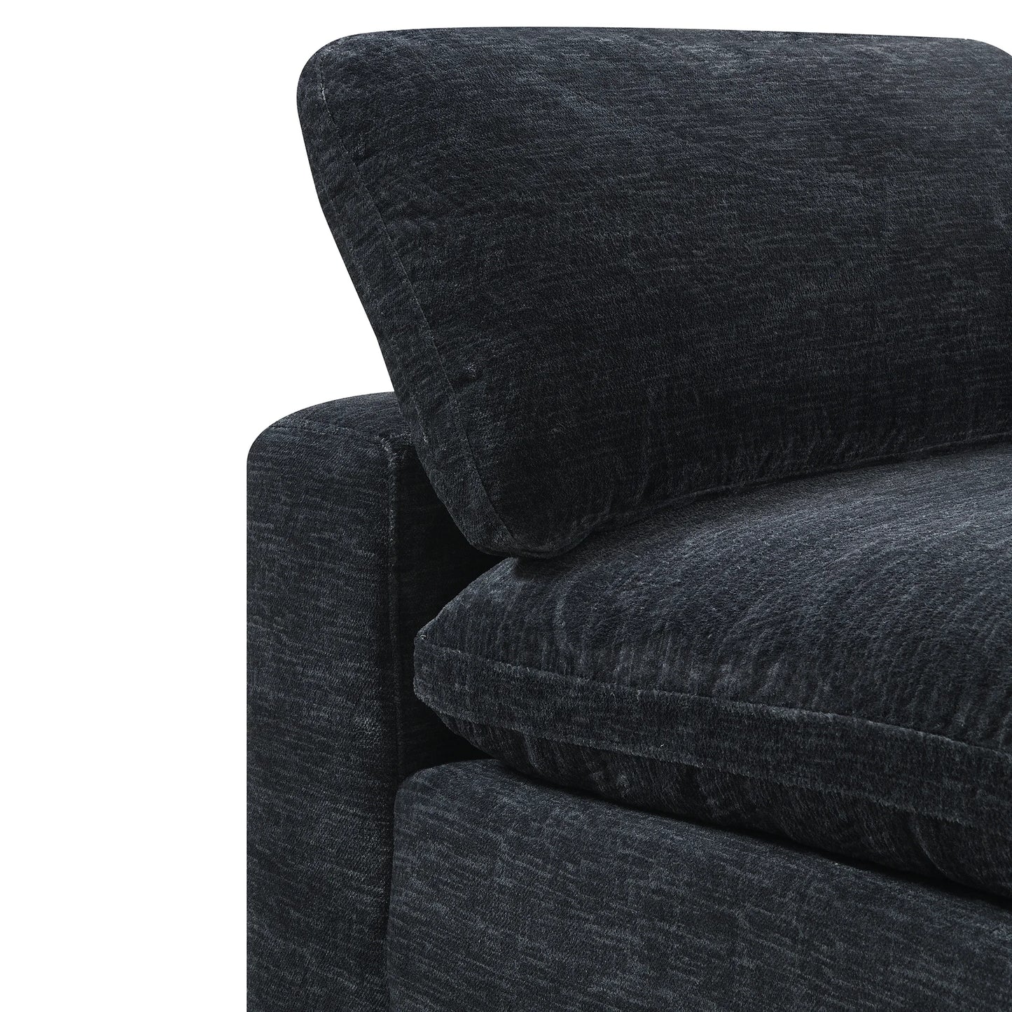 Cloud 9 - Modular 3 Piece Living Room Set - Zaftag Ebony