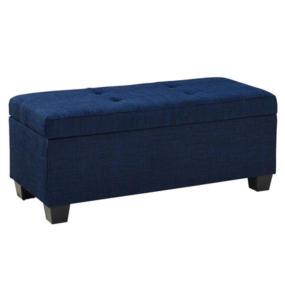 Ethan - Storage Ottoman (Set of 3) - Blue