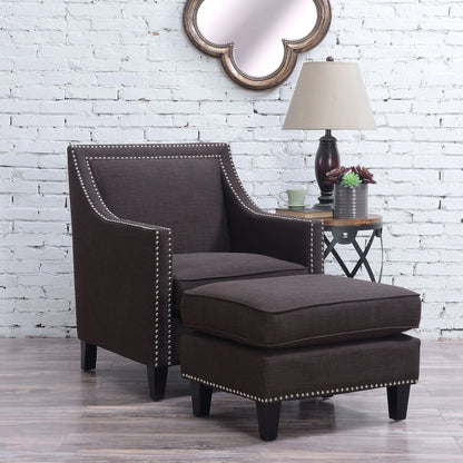 Erica - Ottoman - Heirloom Charcoal