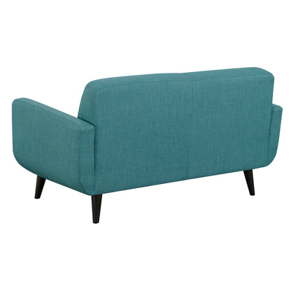 Hadley - 4480 Love Seat Heirloom Teal With No Pillow