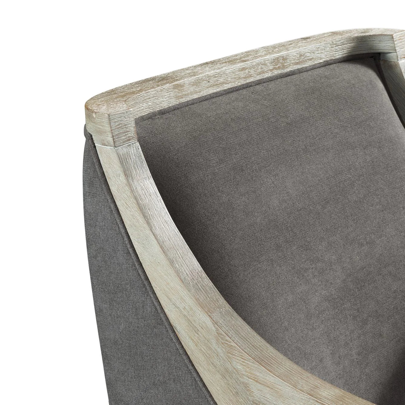 Hopkins - Chair With White Wash Arm - Columbia Charcoal