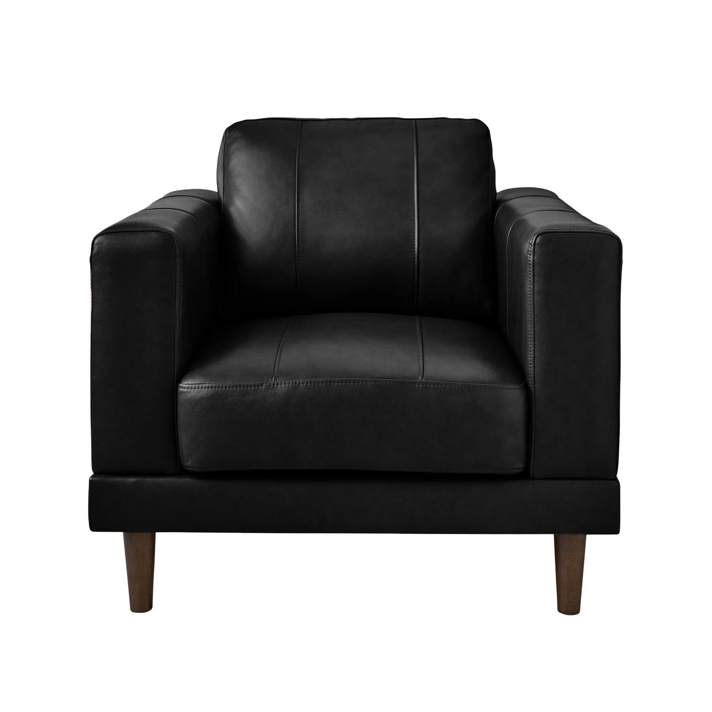 Hampton - Chair - Fiero Black (Top Grain/Pvc)