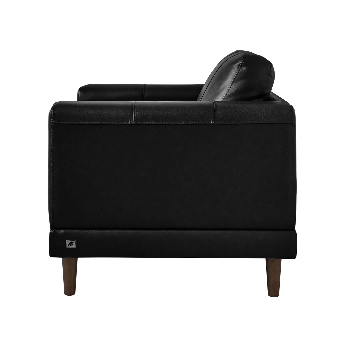 Hampton - Chair - Fiero Black (Top Grain/Pvc)