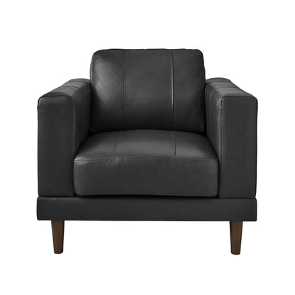 Hampton - Chair - Fiero Charcoal (Top Grain / Pvc)