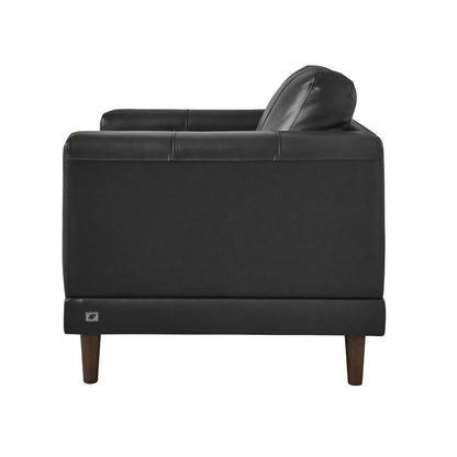 Hampton - Chair - Fiero Charcoal (Top Grain / Pvc)