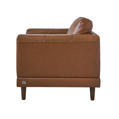 Hampton - Chair - Fiero Tan (Top Grain/Pvc)