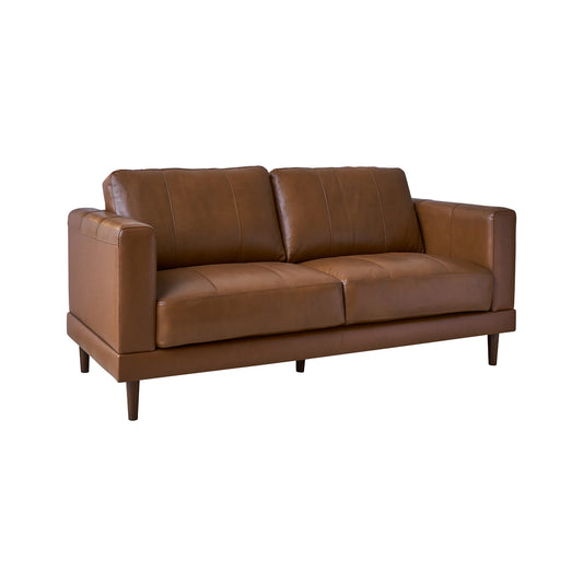 Hampton - Loveseat - Fiero Tan (Top Grain/Pvc)
