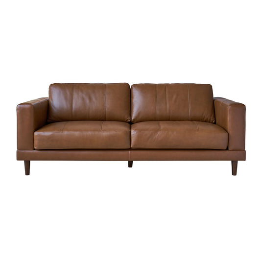 Hampton - Sofa - Fiero Tan (Top Grain/Pvc)