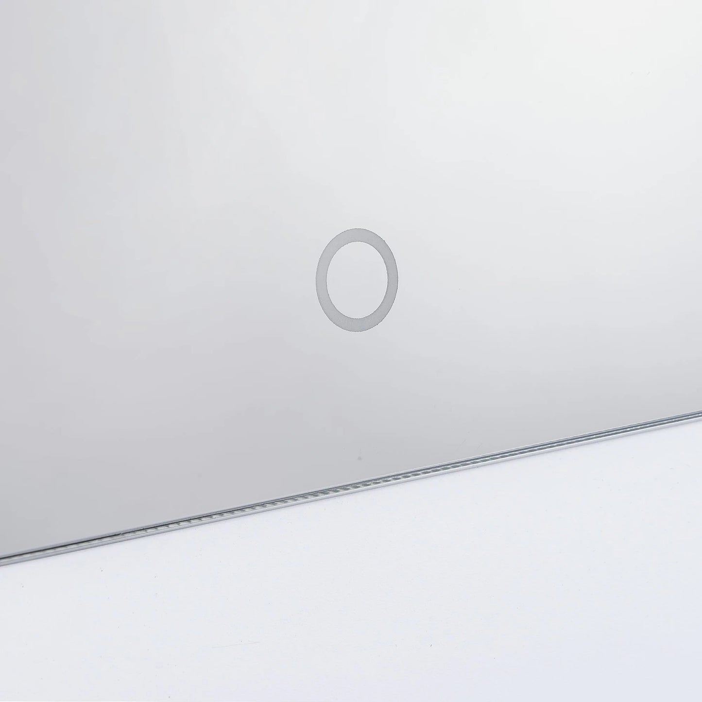 Irvine - Mini Vanity With Stool, LED And USB - Glossy White