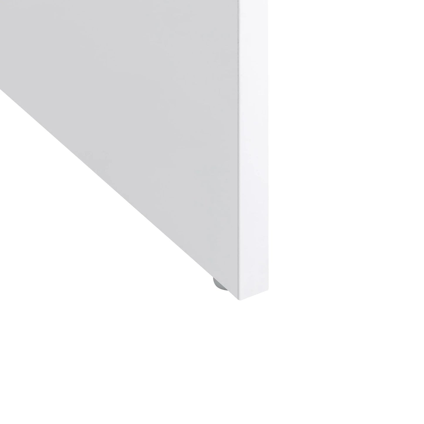 Irvine - Mini Vanity With Stool, LED And USB - Glossy White