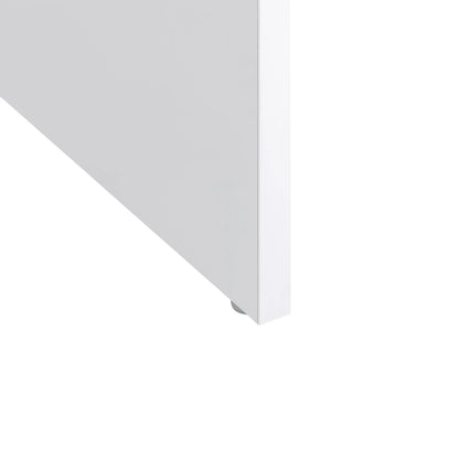 Irvine - Mini Vanity With Stool, LED And USB - Glossy White