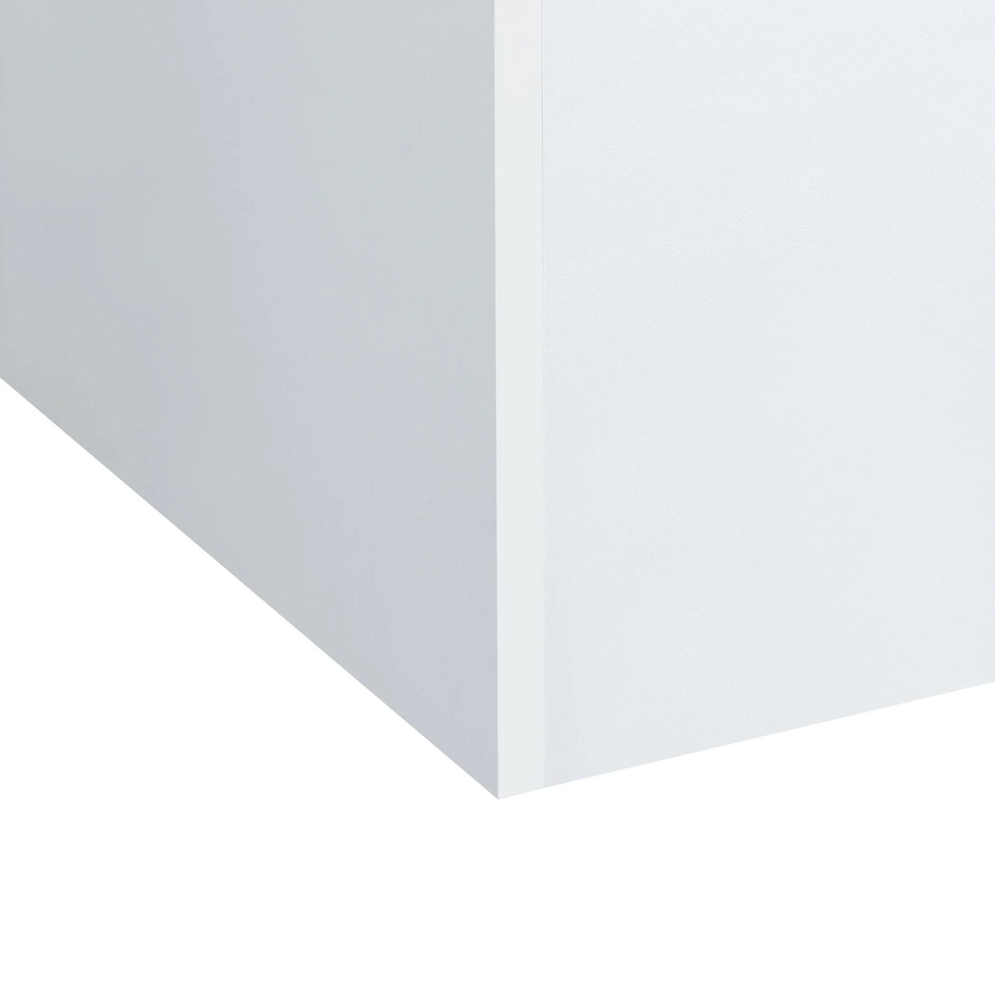 Irvine - Mini Vanity With Stool, LED And USB - Glossy White