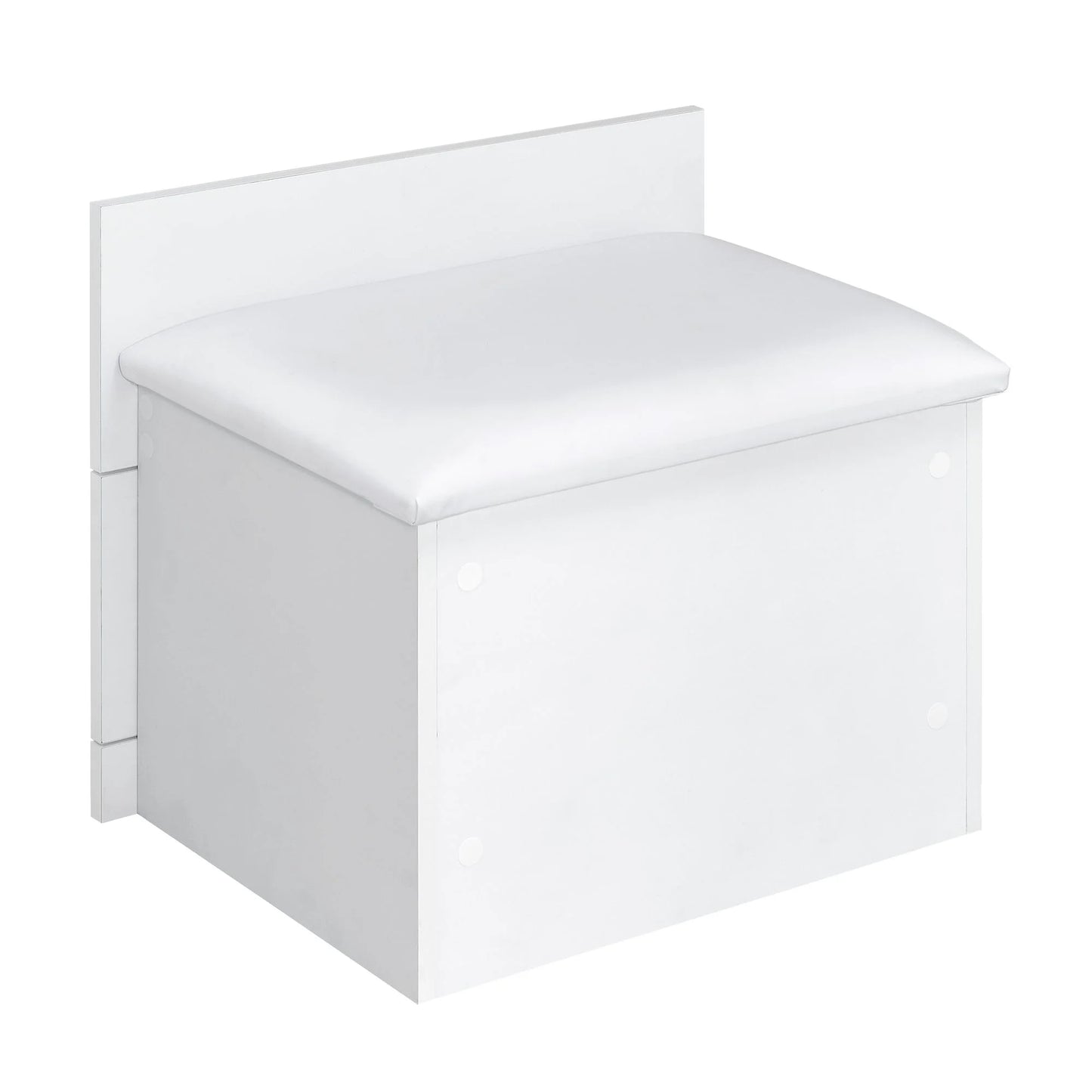 Irvine - Mini Vanity With Stool, LED And USB - Glossy White