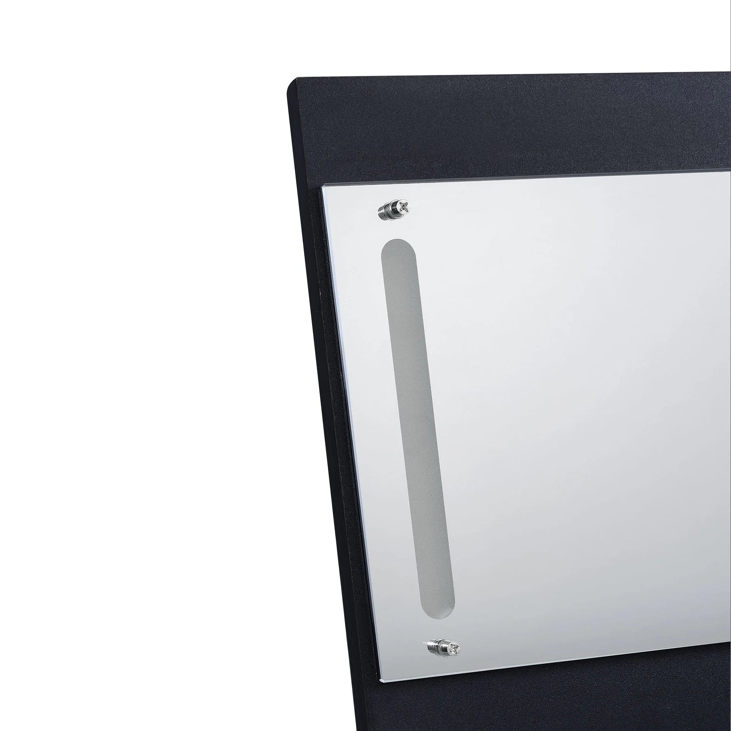 Irvine - Mini Vanity With Stool, LED And USB - Glossy Black