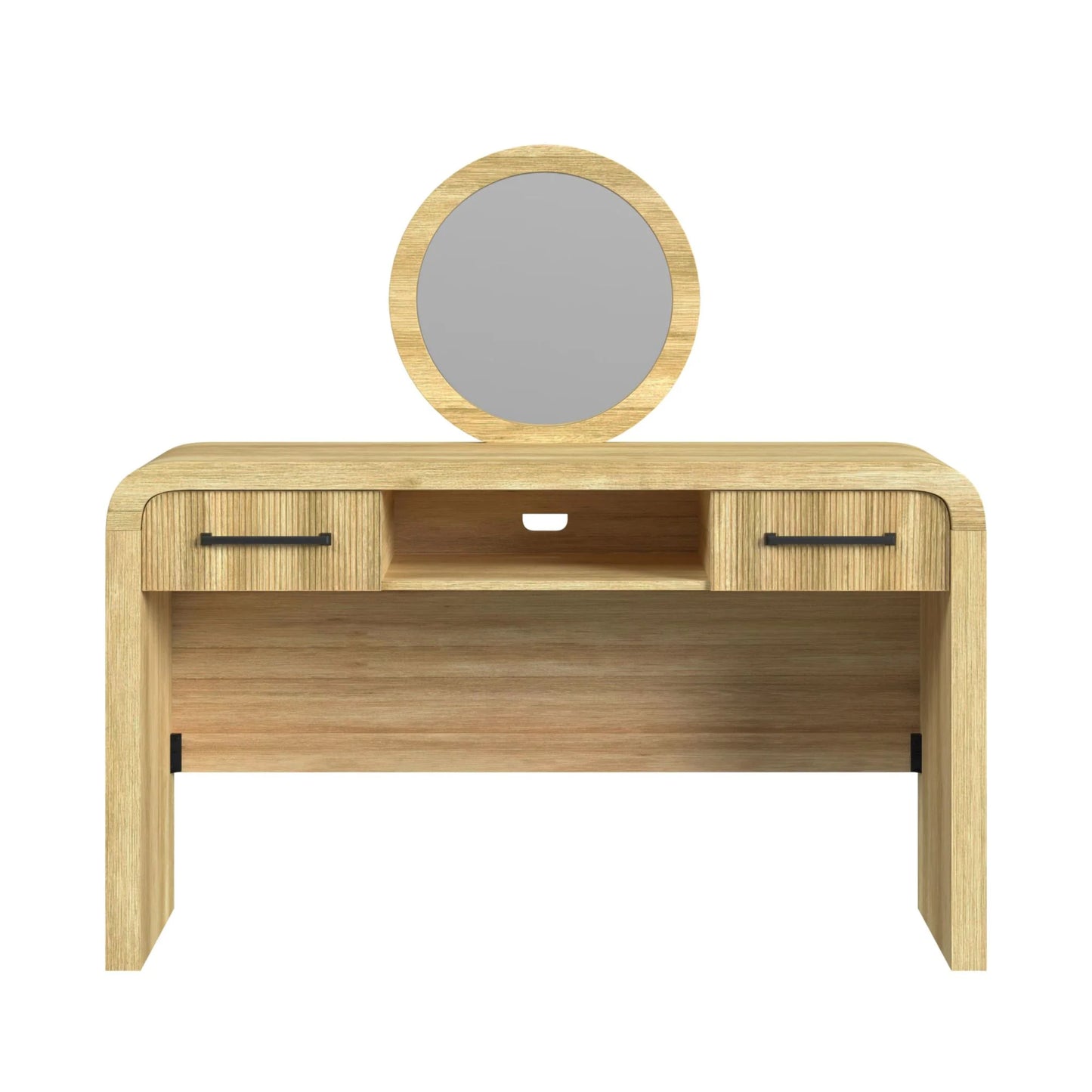 Ridgemont - Dressing Table And Mirror - Natural