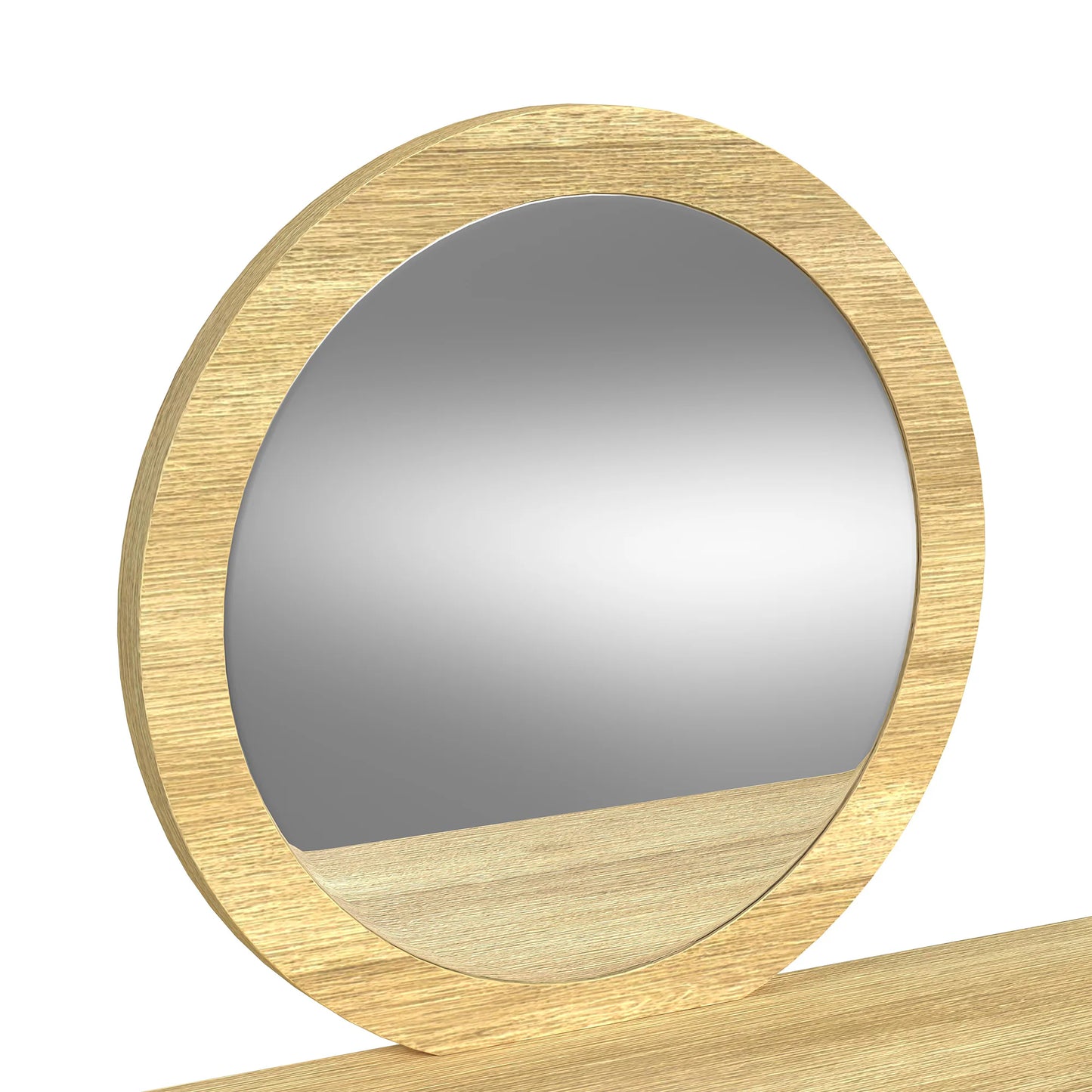 Ridgemont - Dressing Table And Mirror - Natural