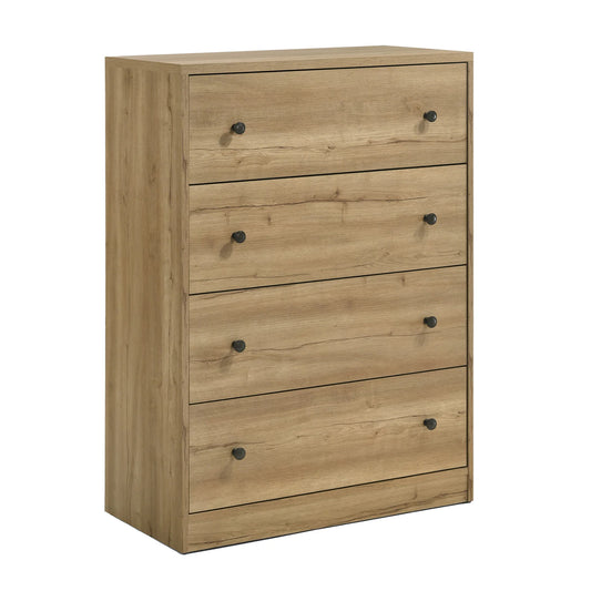 Vega - Chest - Natural Oak Melamine