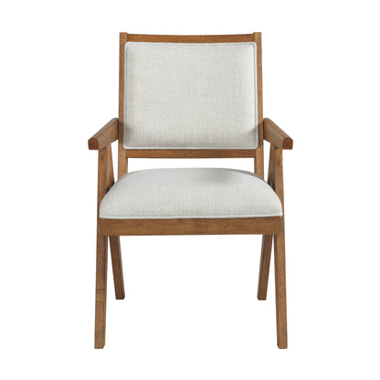 Vantage - A-Frame Arm Chair - Organic Spice Acacia