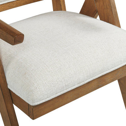 Vantage - A-Frame Arm Chair - Organic Spice Acacia