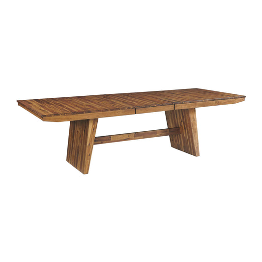 Vantage - Trestle Dining Table - Organic Spice Acacia