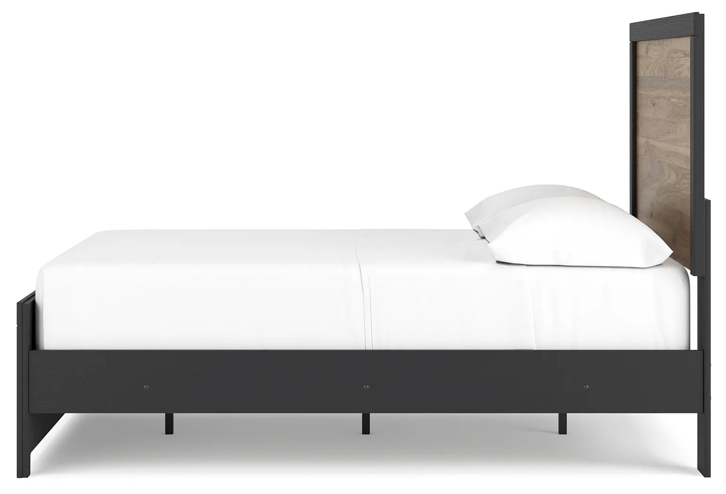 Vertani - Black - Full Panel Bed 6