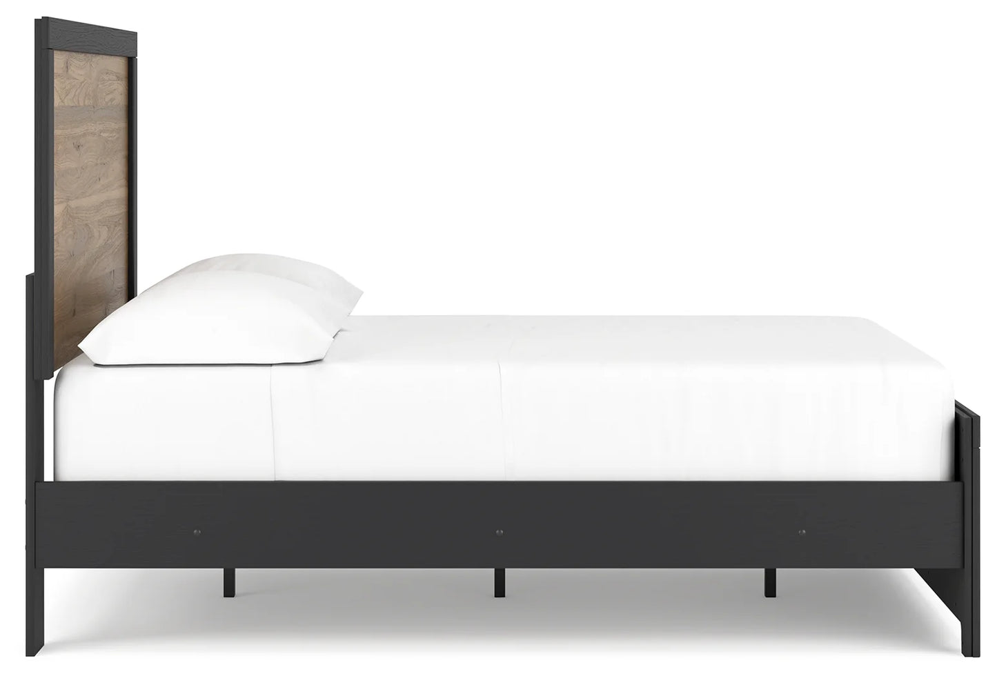 Vertani - Black - Full Panel Bed 7