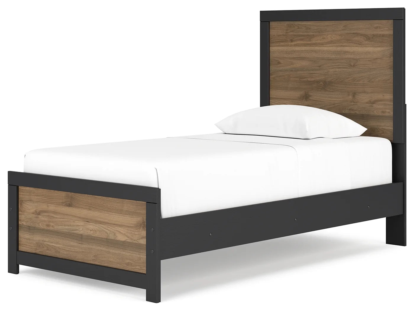 Vertani - Black - Twin Panel Bed 3