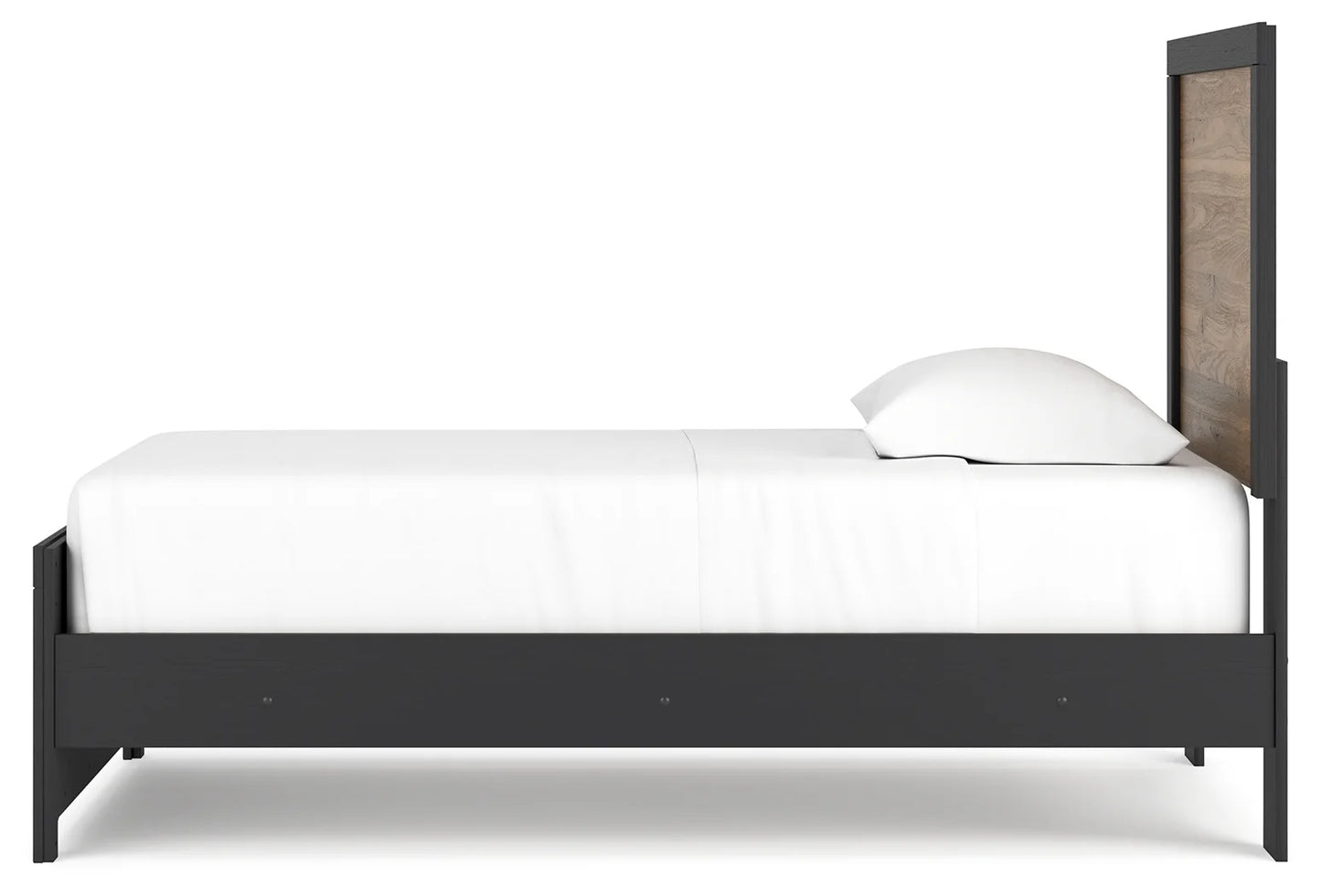 Vertani - Black - Twin Panel Bed 6