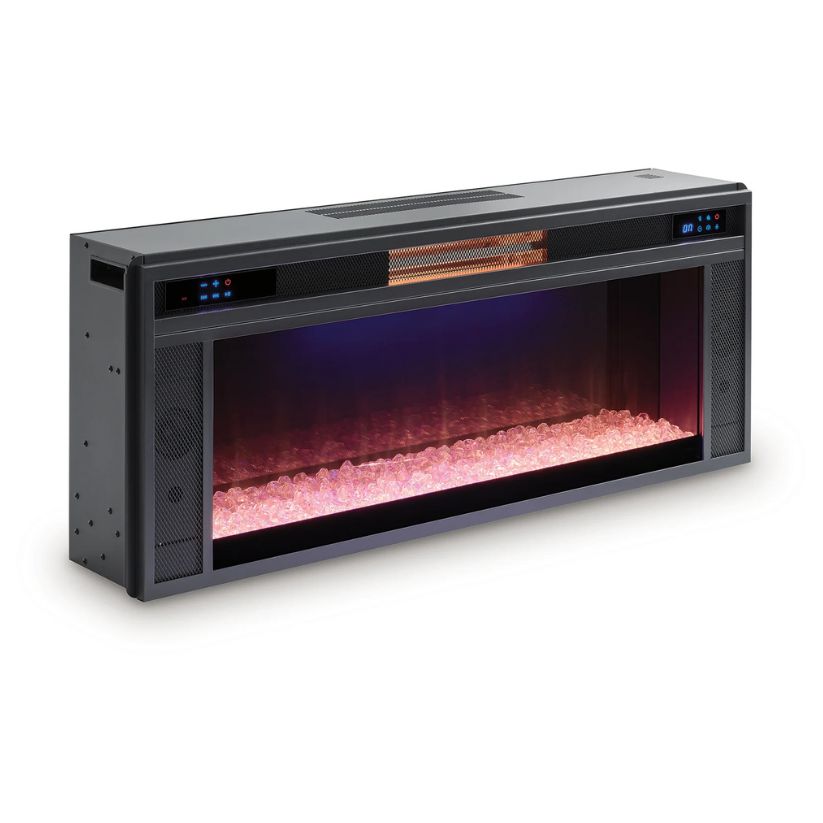 Entertainment Accessories - Black - Fireplace Insert