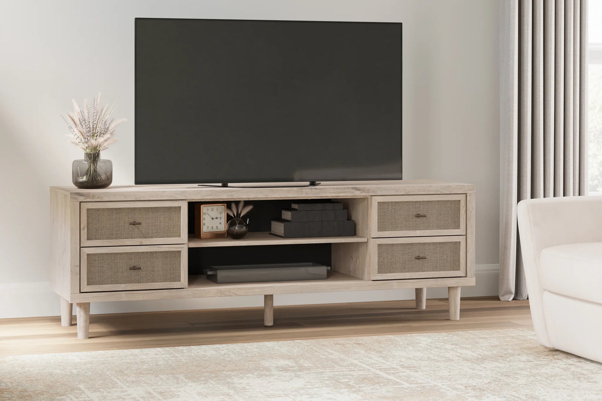 Cielden - Two-tone - Extra Large TV Stand 1