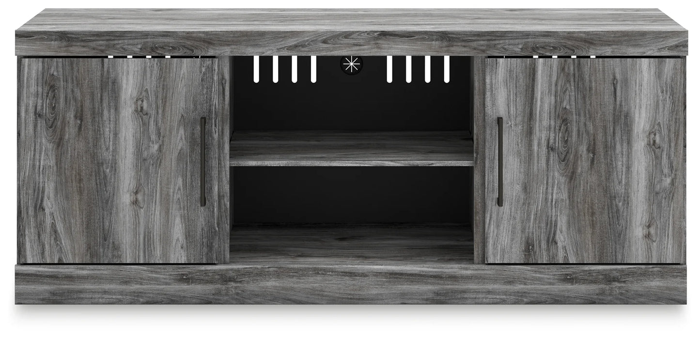 Baystorm - Gray - LG TV Stand With Fireplace Option-4