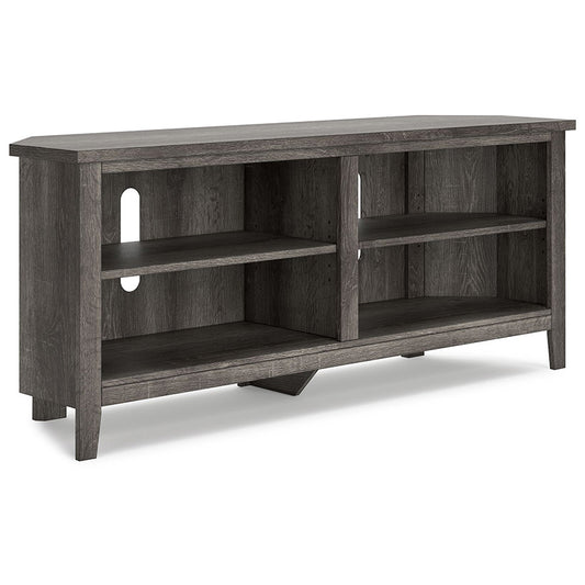 Arlenbry - Gray - Medium Corner TV Stand