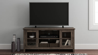 Arlenbry - Gray - LG TV Stand W/Fireplace Option