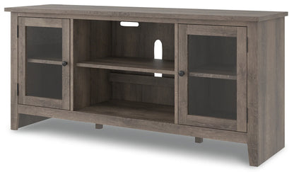 Arlenbry - Gray - LG TV Stand W/Fireplace Option