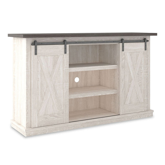 Dorrinson - White - Medium TV Stand