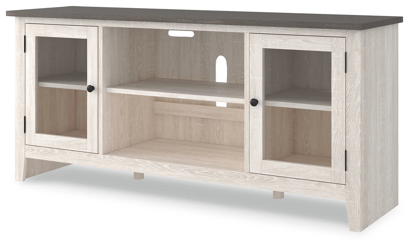 Dorrinson - White - LG TV Stand W/Fireplace Option