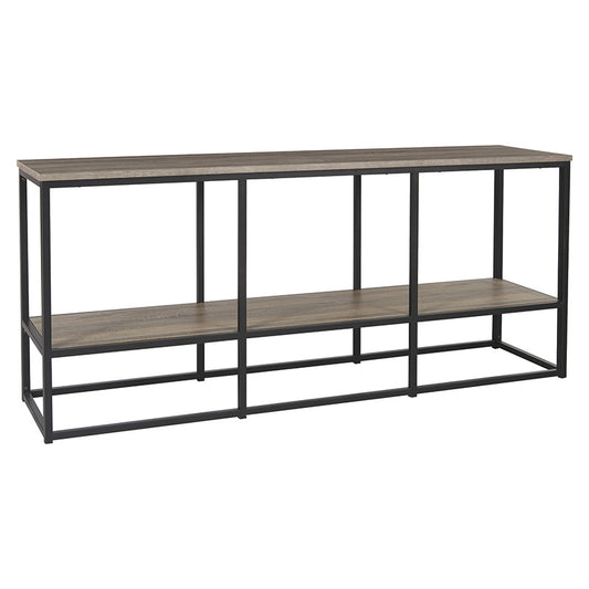 Wadeworth - Brown / Black - Extra Large TV Stand