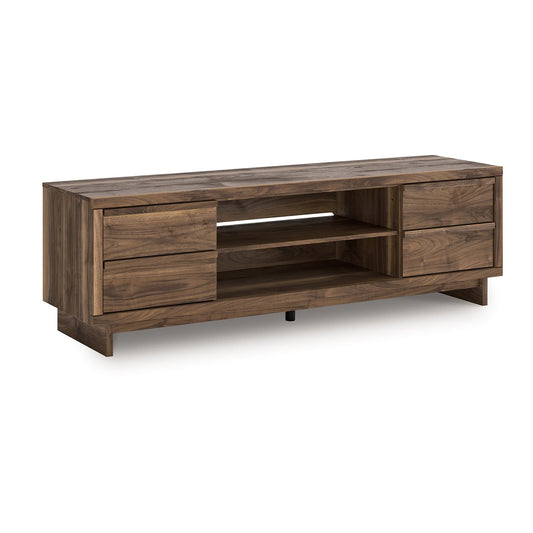 Zadilyn - Brown - XL TV Stand With Fireplace Option