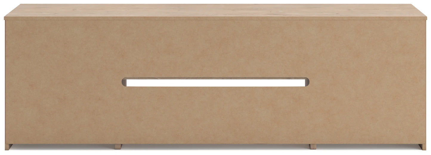 Cayboni - Tan - LG TV Stand With Fireplace Option